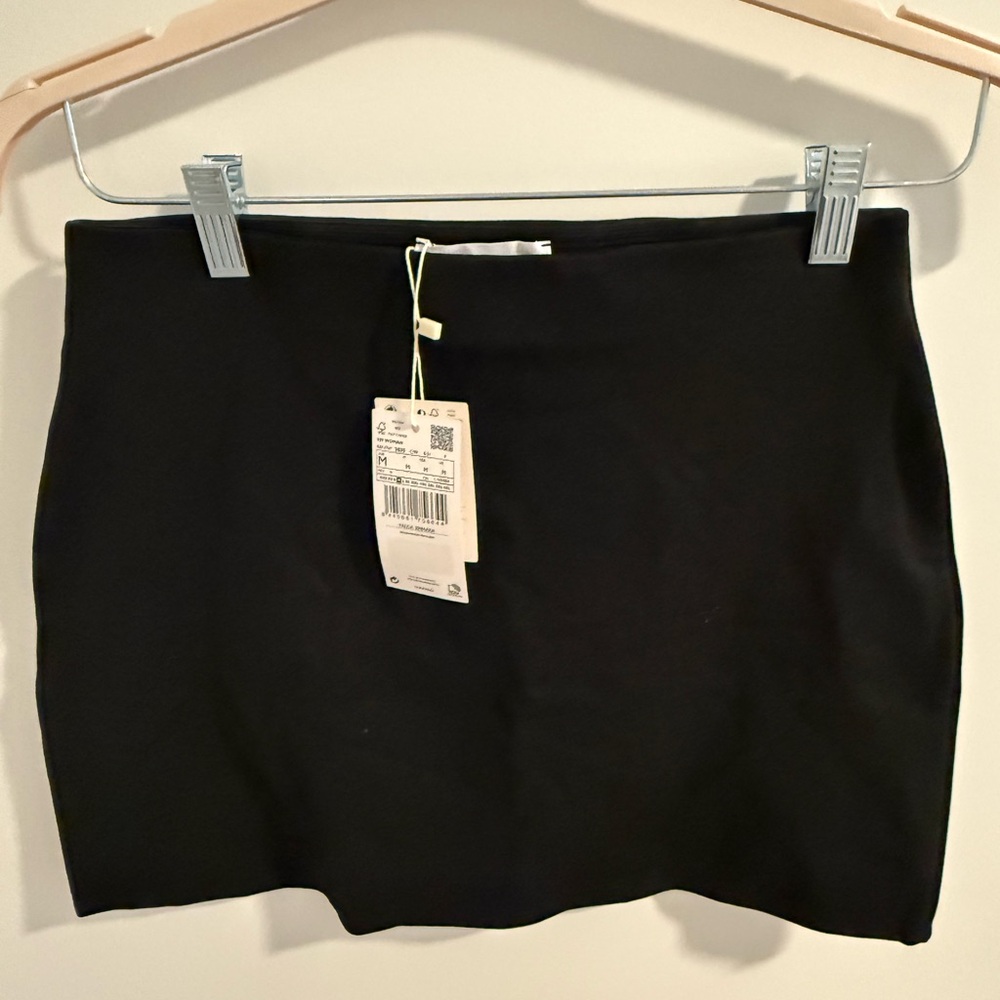 NWT Mango Black Mini Skirt